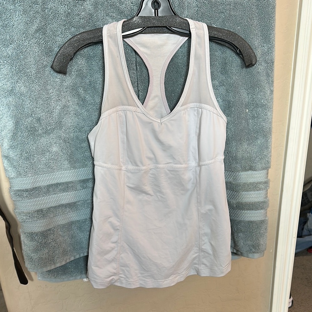lululemon athletica White Tank Top